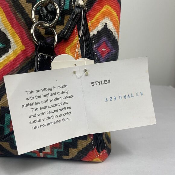 Cleto Concealed Carry Purse Shoulder Bag Protection Aztec Geometric Boho Artsy - Picture 6 of 13